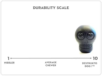 Pet Supplies : SodaPup MuttsKickButt Skull – Durable Dog