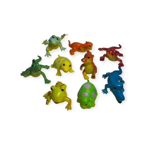 Image of Small Kids Sea & Wild Animal Toys Sets for Fun, Educational, Spark Imagination and Learning (Multi Choice Sets) (Crocodiles & Frogs) 12pcs
