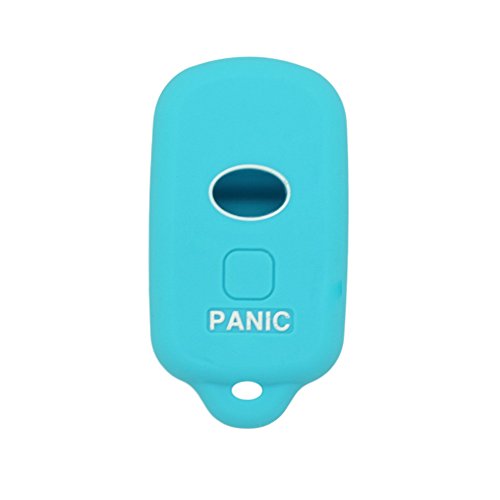 BROVACS Silicone Cover Protector Case Holder Skin Jacket Compatible with TOYOTA 3+1 Button Remote Key Fob CV2410 Light Blue - Image 3
