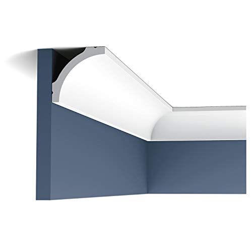 Moldura Cornisa Perfil de estuco Orac Decor CB522 BASIXX Elemento decorativo de pared y techo 2 m