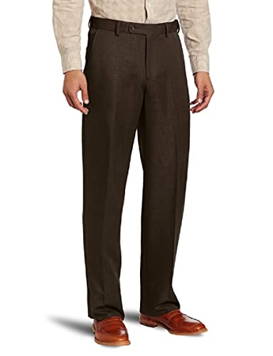 J.Braxx by Ballin Expandable Waist Wrinkle Resistant Mens Dress Pants Flat Front