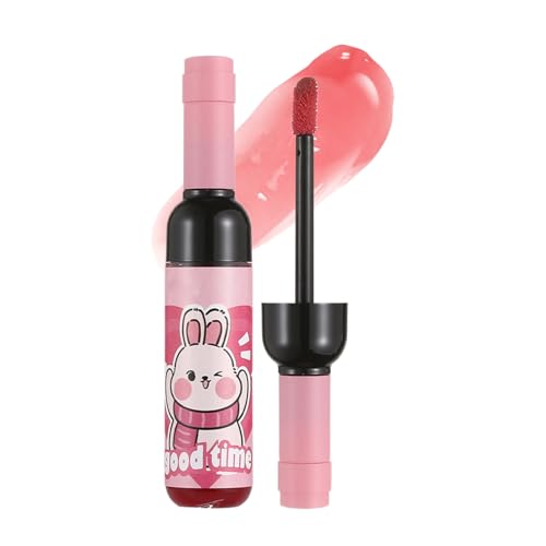 Lip Stain - Lips Gloss,Wine Liquid Lipgloss Matte Finish Long Lasting Waterproof for Women and Girls Beauty Makeup Look