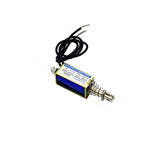 Image of xcluma JF-0530B DC 12V 5N Push-Pull Type DC Solenoid Electromagnet Linear Motion