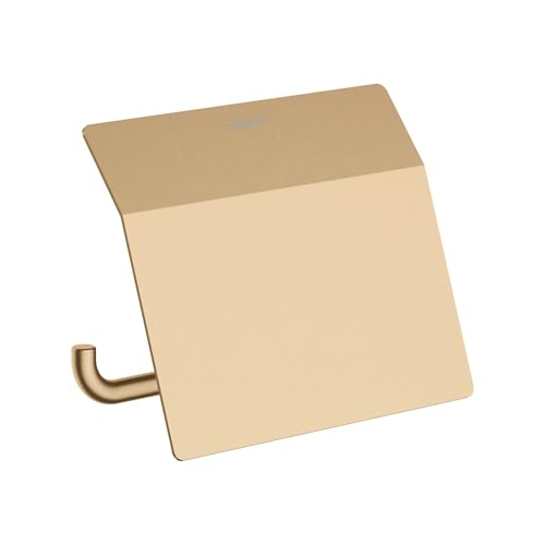 hansgrohe AddStoris Roll holder with cover, brushed bronze, 41753140