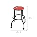 COSCO All Steel, Vinyl Work Seat with Rolling Casters, 300lb Weight Capacity