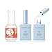 Dipping Powder Base&Top Coat 2 in 1,Activator for Dip Powder Kit Large Capacity Liquid Set 2x15ml,No UV/LED Nail Lamp Needed