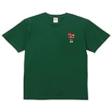 [ネクラス] Tシャツ 福島県 地元愛 故郷愛 ご当地 グリーン Mサイズ メンズ レディース ジュニア キッズ 半袖 コットン100％ 綿100％ ティーシャツ デザイン プリント 5.6オンス スマイル zakka043-0148