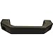 Nylon Pull Handle with Matte Finish, Black; Hardware Not Included