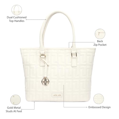 Image of Lavie Luxe Women's Jerry Pro Laptop Handbag | Fits upto 14 inch Laptop | Laptop Bag for Work | Ladies purse | Stylish Shoulder Bag | Gift for Women