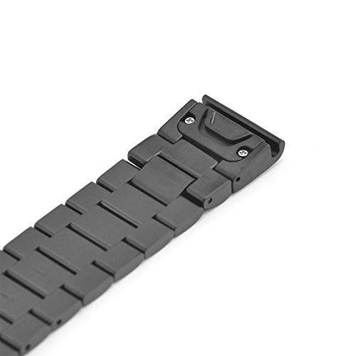 Correas de reloj de repuesto metálicas Easyfit contra roturas para Garmin Fenix 5
