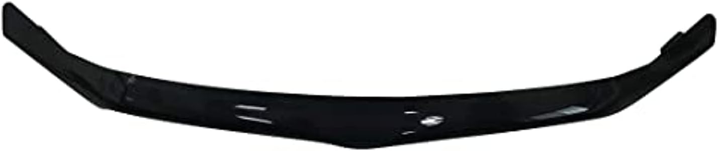 TrailFX Bug Shield for Ram 1500 New Model 2019-2024 Smoke Acrylic Wrap-Around Low Profile Durable Acrylic No Drilling Installation TrailFX 8720H