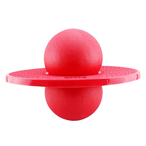 YARNOW Jumping Ball for Outdoor Sports for Active Play Sensory Training Equipment Red for Developing Sports Skills and Encouraging Fun Exercise
