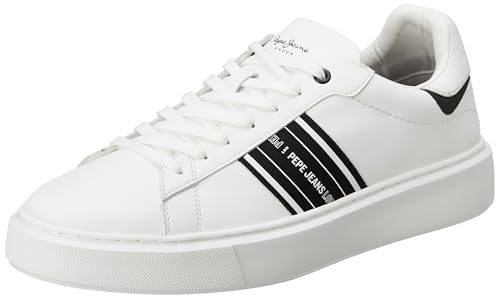 Image of PEPE JEANS Mens Lightweight Cupsole Sneakers