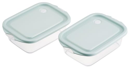 スケーター(Skater) シール容器 500ml 日本製 2個 セット スモーキーグリーン FCN2W-A