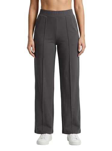 Pantalon de loisirs femme confortable taille haute extensible