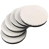 IROKCAKPT 車磨き用 バフ 125mm ポリッシャー バフ,荒目 中目 細目 6個セット マジックテープ式 ウールバフ スポンジ 研磨パッド,ヘッドライトの磨き仕上に使用