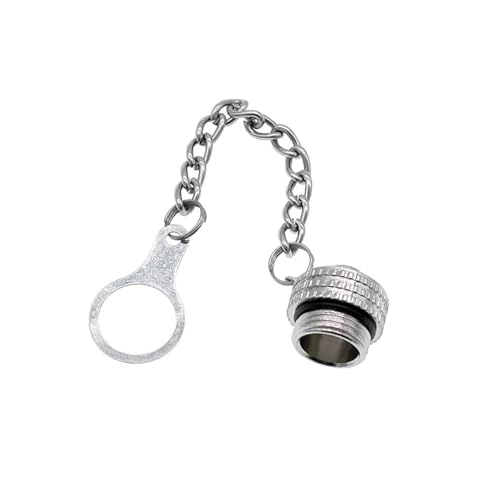 Tapa de enchufe M12 en metal mecanizado con rosca interior premium