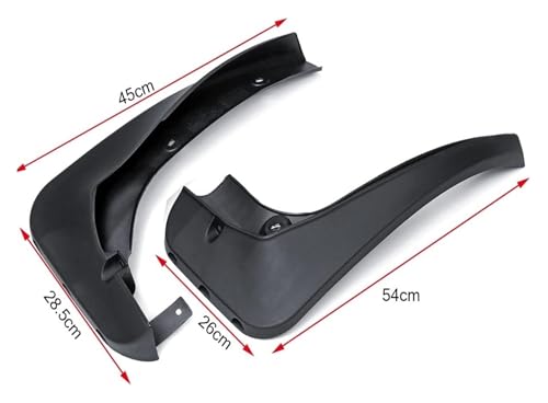 Guardabarros coche para BMW X3 F25 accesorios de protección exterior, pack de 4 piezas 7