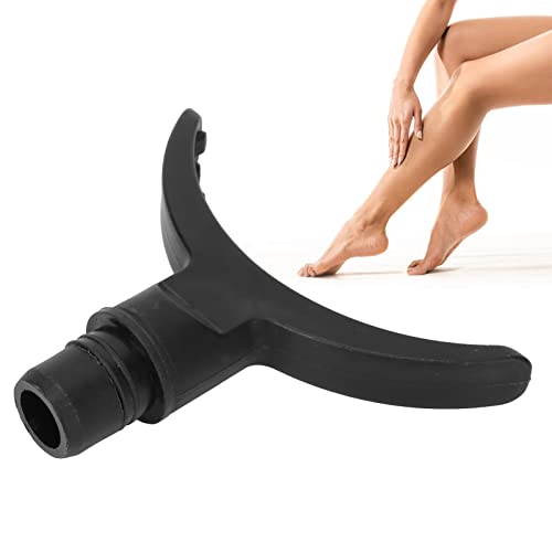 Electric Massager Tool, Multi Point Massage Head, Curved Massager, Muscle Massager Heads Pain Relief Muscle Relax Massage Gun Arc Shaped Head Replacment Accessory (Black)