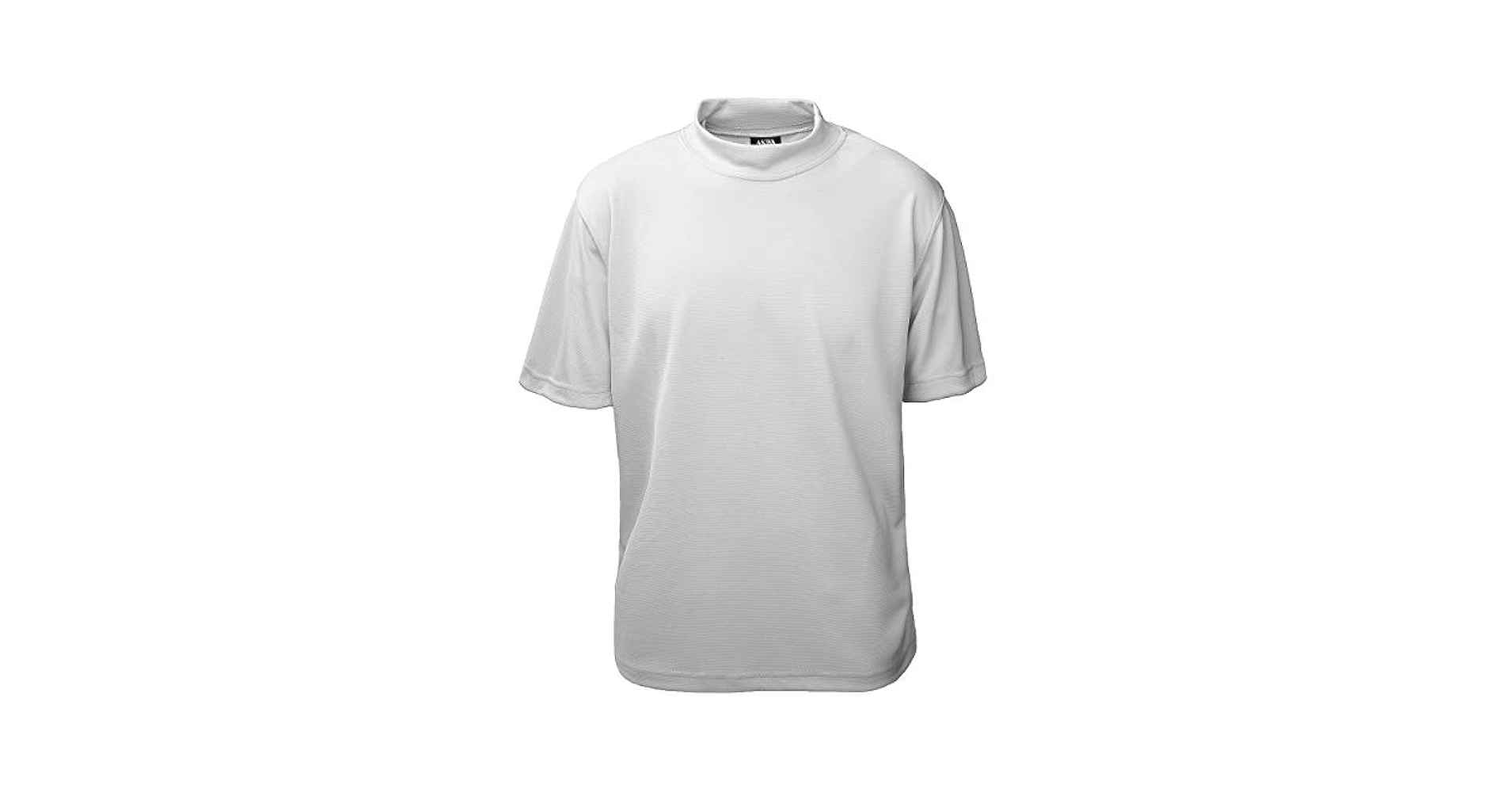 Akwa Men's Moisture Wicking Short Sleeve Mock Turtleneck T