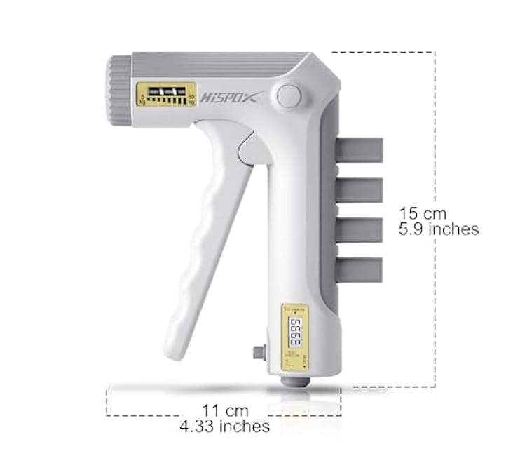 Grip Strength Trainer with Finger Exerciser, Adjustable Resistance, Forearm Strengthener Hand Gripper with Counting,Black