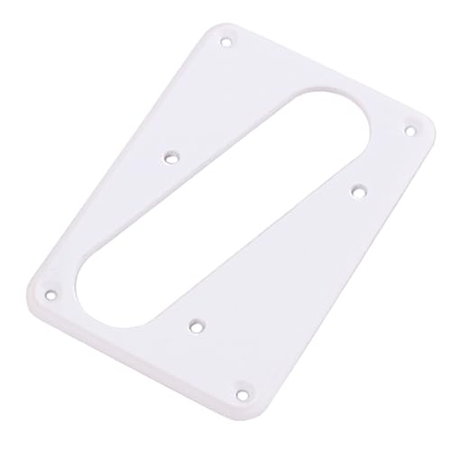 CORHAD テレキャスター ブリッジカバー エレキギター用ハムバッカーピックアップカバー 白 Abs製 8.00X5.50Cm