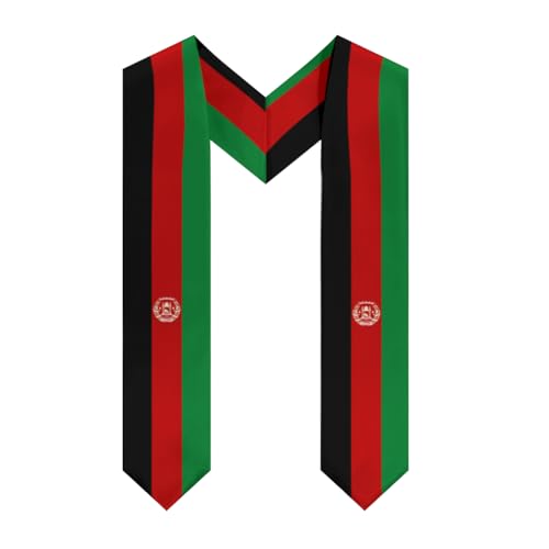 Generic Afghanistan Afghan Flag Graduation Stole - Unisex Adult 72