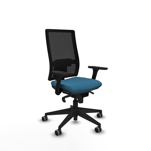 Piqueras y Crespo   Comprar Silla de Oficina Modelo Horna con Brazos 3D, Mecanismo sincro 5 Posiciones, Respaldo Regulable y Apoyo Lumbar 1D para un Confort óptimo.