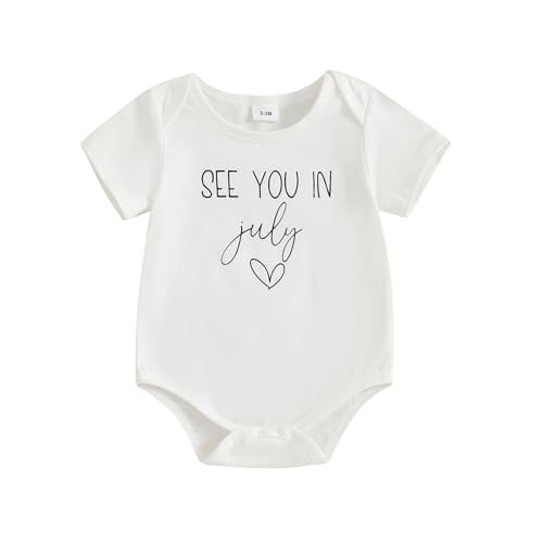 Image of woshilaocai Baby Announcement Bodysuit Pregnancy Reveal for Family | Pregnancy Reveal Ideas&New Baby Surprise for Grandparents, Husband, Aunt, Uncle, Gender Natural Romper, Funny Announcement