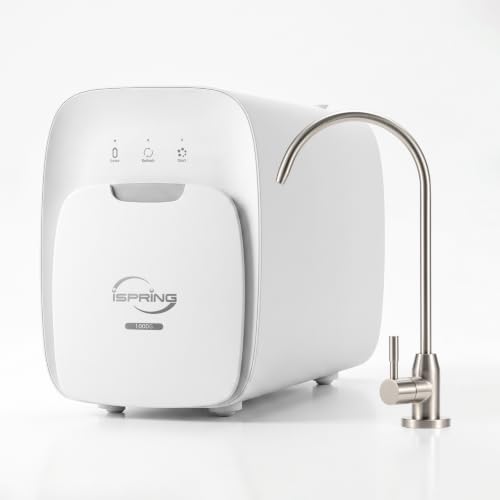Image of iSpring RO10001F Tankless Reverse Osmosis Water Filter, 8 oz in 6 Seconds
