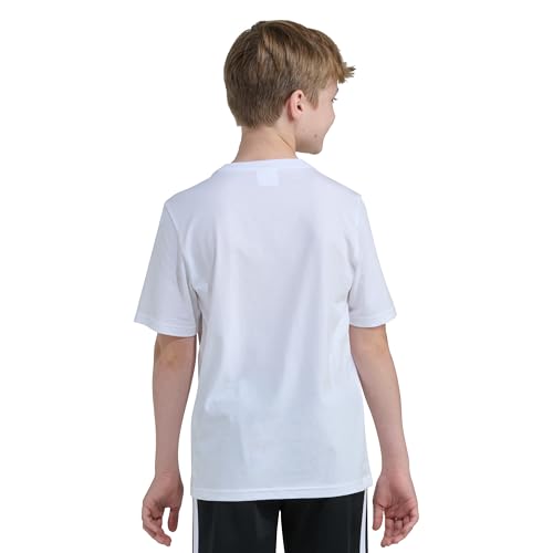 Image of adidas Boys Short Sleeve T-Shirt Large Logo Tee