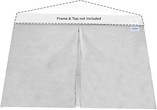 Caravan Canopy 11207812014 Set for 81 sq.ft. V-Series Slant Leg 12x12 Canopy Sidewall, White