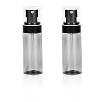 CYXZMYA 2 Stück Mini Sprühflasche, 12.6*3.7cm, 60ml, Leere Sprühflasche Befüllen, Plastik, Klein, Nachfüllbar, für Parfum, Wasser, Reinigungsflüssigkeit, Shampoo