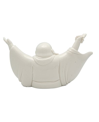 Estatua de Porcelana Buddha Alegre miniatura 3