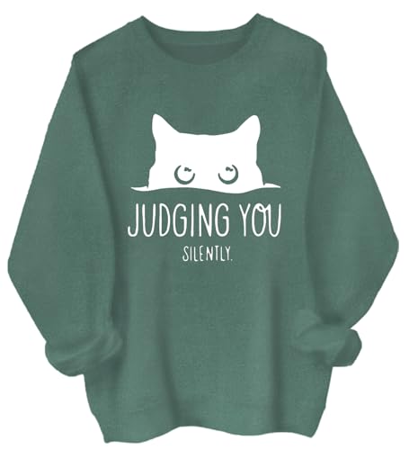 Judging You Silently Hoodie Cat Hoodie Cat Sweatshirt - Main Image