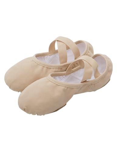 Image of Dayrose Women Ballet Shoes, Highly Stretchy Split Sole Ballet Flats for Women