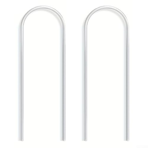 MeevrgR Marcos acrílicos en forma de U, enrejado moderno para plantas trepadoras como potos, hiedra y filodendro, soportes decorativos transparentes (paquete de 2)