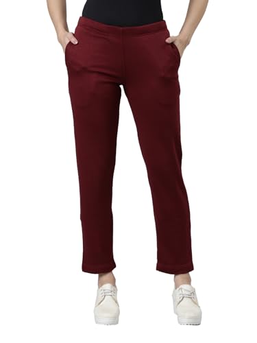 Image of GO COLORS Solid Ultra Warm Kurti Pant for Women | Mid Rise, Warm tech