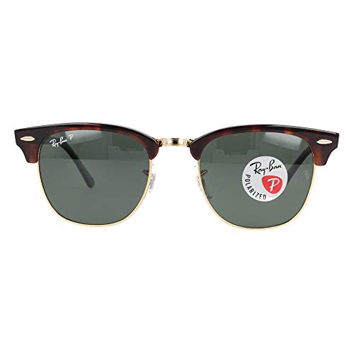 Lunettes polarisées Ray-Ban Clubmaster vert cristal pour éliminer les reflets gênants - 2