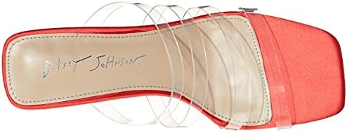 Betsey Johnson Blue Women's SB-Capri Heeled Sandal, Orange, 6.5 | Image 4