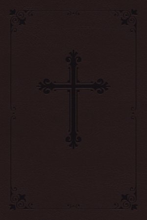 NIV Compact Bible - Dark Chocolate LeatherSoft w/ Cross