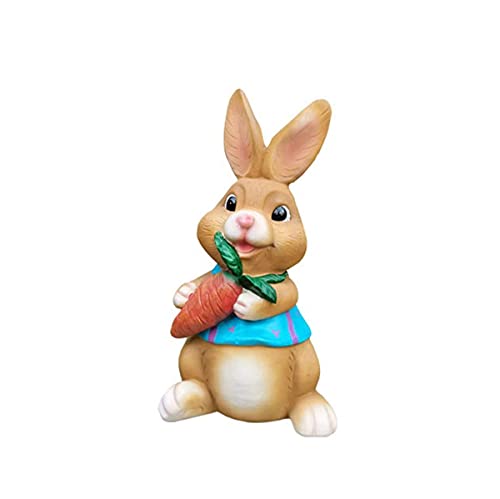 Ornements sculpture de lapin pour égayer une pelouse terne et personnaliser un extérieur