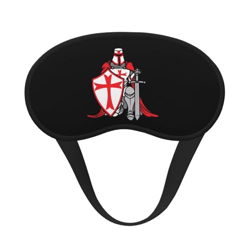 Knights Templar Cross アイマスク 睡眠用 安眠グッズ 目隠し 快眠グッズ スリープマスク 収縮バンド型 軽量 通気性 柔らかい 遮光 圧迫感なし 肌にやさし 仮眠 旅行 出張 昼寝に最適 四季 男女兼用 1枚