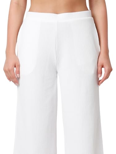 Image of Smarty Pants Women's Cotton Rib Pleated Trouser.