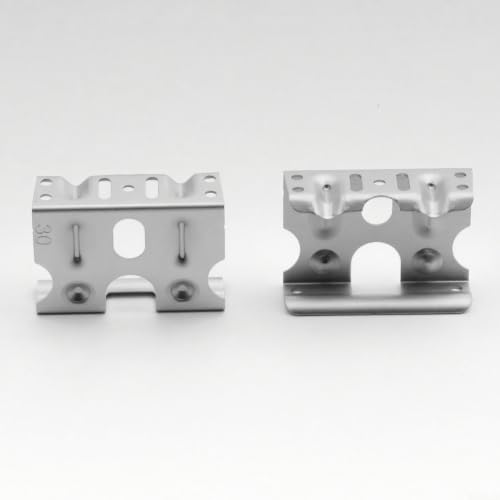 Abrazaderas de guía para panel solar de 30-40mm | 100 clips de drenaje de aluminio 4