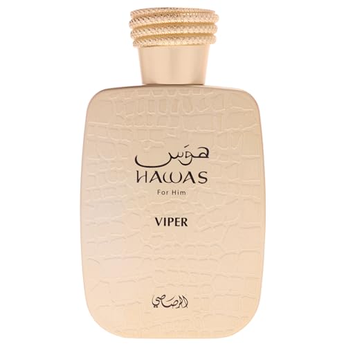 Image of RASASI Hawas Viper Eau de Parfum for Men, 100ml (3.4 oz) Oriental & Rich Scent Spray