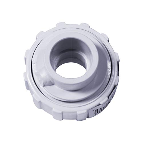 Midline Valve 597DV400 PVC Union Coupling Pipe Fitting 4'' Solvent Connections White Plastic by Midline Valve - Image 3