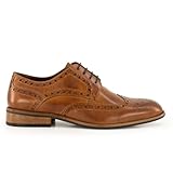 Hamlet Pedro Herren Budapester Glattleder Crust Uni, Größe der Schuhe: 43, Farbe: Tan