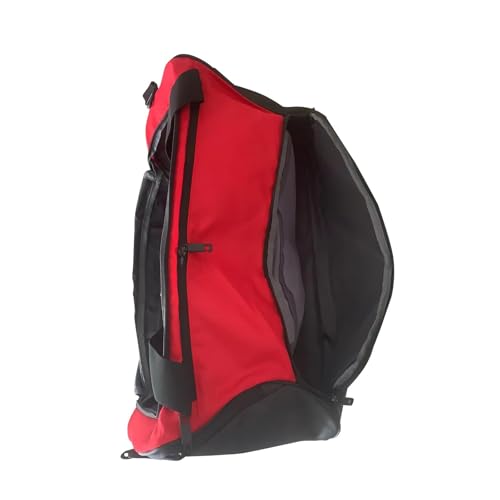 Travel Duffle Bag with Shoe Compartment Sports Gym Bag Multipurpose Large Carry on Overnight Bag Shoulder Bag for Gym Fitness(Red)2