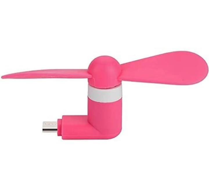 Duxk Mini Portable Type-C USB Fan for Smartphone With Two Blades(Pink) (B0CJDWL3HG) Amazon Price History, Amazon Price Tracker
